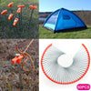 50 X Metal Tent Pegs Hard Ground Standing Camping Awning Pegs Heavy Duty Top UK