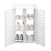 3/4/5 Tier Shoe Rack Storage Cabinet Wooden Unit Stand Cupboard Shelf Organiser