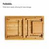Bamboo Lapdesk Laptop Desk Stand Tray Notebook Portable Folding Home Office.