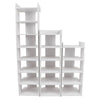 5/6/7/8 Tiers Shoe Rack Storage Shelf Corner Shoes Cabinet Organiser Unit Wood