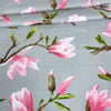 FLOWERS LEAVES SOLD BY BIG FAT QUARTER 50x80cm 100% COTTON FABRIC, CRAFT, SEWING