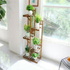 UNHO Various Style Wooden Plant Shelf Stand Plant Flower Pots Rack Garden Decor