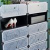 12 Cube DIY Closet Cabinet Cupbpard Shoe Storage Organizer Shoe Shelf Holder BN