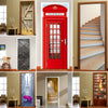 Self-adhesive 3D Door And Wall Stickers Art Decals Mural Scenery Home Decor