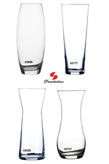 Clear Glass Flower Vase Home Wedding Modern Floral Display Table Centrepiece