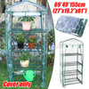 4 Tier Mini Greenhouse PVC Cover Garden Plants Flower Growing Covers Rollu