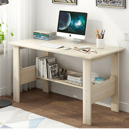100CM Corner Computer Desk Kids Laptop Study Table Gaming Home Office w/ Shelves