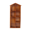 Vintage Wooden Storage Unit Wall Floating Shelves Storage Display Shelf Cabinet