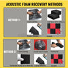 UK Acoustic Foam Panels Sound Proofing Insulation Studio Wall Tiles Closed Cell