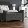 Storage Ottoman Box Pouffe Seat Stool Toys Storage Foot Stool Chair Bed Trunk