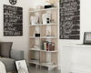 Decorotika Alice 5-Shelf Modern Corner Unit Bookcase Bookshelf Shelving Unit