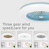 Modern Ceiling Fans LED Light Adjustable Wind Speed Dimmable IR Remote Control