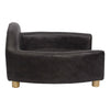 PU Leather Pet Dog Cat Sofa Couch Bed Chair Elevated Lounger + Removable Cushion