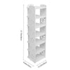 3/4/7 Tier Shoes Storage Cabinet White Door Organiser Shelf Rack Stand Unit New