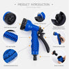 Expandable Garden Hose Pipe Expanding Water Spray Gun 50FT-200FT Magic Hose Pipe
