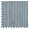 Grey Wood Effect Interlocking Floor Mats Eva Soft Foam Kids Playing Gym Yoga Mat