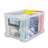 5 L LITRE CLEAR PLASTIC STORAGE BOXES WITH LID STACKABLE STACKING CLIP LOCK LID