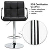 2/4/6x Modern Faux Leather Bar Stools Breakfast Chairs Swivel Gas Lift Kitchen