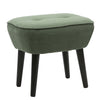 Fabric Upholstered Bedroom Dressing Table Stool Vanity Chair Pouffe Footstool