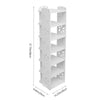7 Tiers Shoes Storage Cabinet White Door Organiser Shelf Rack Stand Unit New