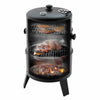 UPRIGHT OUTDOOR BBQ SMOKER CHARCOAL BARBECUE GRILL GARDEN COOKER PATIO DRUM OVEN