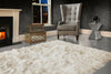 Modern Large Extra Thick 9cm High Pile SHAGGY Floor RUG with SPARKLE SHIMMER