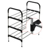 3/4/5/6 Layer Metal Shelves Shoe Rack Organiser Storage Stand Display Shelf Home