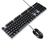 Gaming Keyboard And Mouse Set Rainbow RGB LED USB For PC Laptop Xbox One PS4 UK！