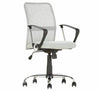 Grey Deluxe Mesh Back Height Adjustable Chair Home or Office Swivel Executive