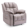 BROOKLINE ELECTRIC FABRIC AUTO RECLINER ARMCHAIR GAMING USB LOUNGE SOFA CHAIR