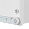Modern Bedside Table Nightstand Cabinet with 3 Drawers Storage Bedroom White