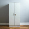SALE Hulio 2 Door Wardrobe High Gloss White Bedroom Furniture Wooden