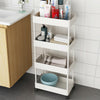 Narrow Slim Kitchen Storage Trolley Fruit Vegetable Gap Rack Basket Shelf Cart