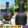 Waterproof BBQ Chiminea Cover Garden Large Chimnea Fire Pit Protector Outdoor