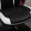 Gaming Chair Ergonomic Computer Chair PVC Leather Exclusive Swivel Chair White