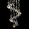 Chrome Crystal LED Ceiling Light Fitting Pendant Chandeliers Living Room