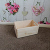 Large Wooden Boxes Plain Wood Storage Box Chest Lid Handles Keepsake Trunk Case