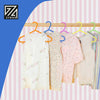40 x CHILDREN KIDS PLASTIC CLOTHES MULTI COLOURED BABY CHILD COAT HANGERS NEW