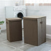Laundry Basket Foldable Washing Clothes Storage Bag Bin Hamper With Lid Handles