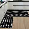 2PCS Home Kitchen Floor Mat Non Slip Runner Anti Fatigue Rug Set Door Decor