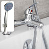 Modern Bathroom Chrome Sink Bath Filler Tap Shower Mixer Taps With Hand Held