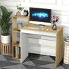 Computer Desk PC Laptop Table Workstation w/ 3 Book Shelf Office Study Home UK
