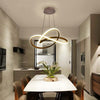 LED Pendant Light Ring Adjustable Lamp Ceiling Lights Decor Lighting Variable