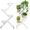 Stylish Metal Plant Stand Flower Pots Holder Display Shelf Rack Decor 4 Tier