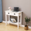 White Console Table w/Drawers&Shelf Dressing Table Hallway Hall Table Furniture