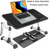Portable Adjustable Laptop Table Sofa Bed Tray Stand Home Office Folding Desk UK