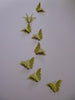 20 3d PEARLESCENT BUTTERFLY TOPPER WALL DECORATION DECOR STICKERS GIRLS ROOM cur