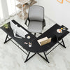 Maxzzz L Shaped Corner Desk With Storage Shelves Home Office Desk Gaming Table
