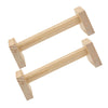Pair of Mini Wooden Gymnastic/Crossfit Handstand Parallettes/Floor Bars 30*10*9