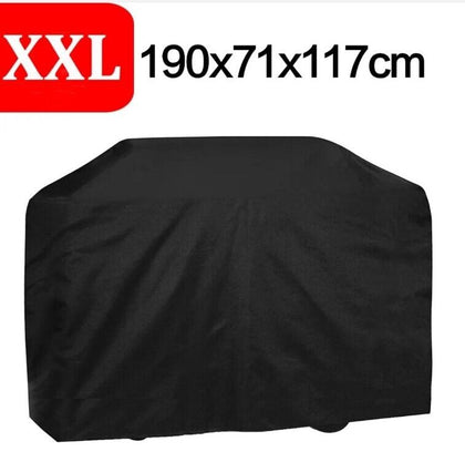 Heavy Duty BBQ Cover Waterproof Barbecue Grill Protector Outdoor Cover XXL Black